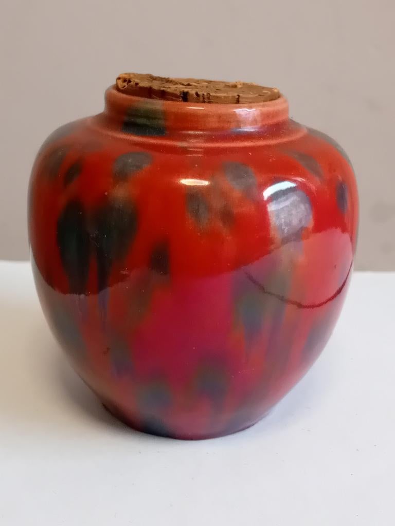 Poole Pottery Volcano vaas, Antiek en Kunst, Ophalen of Verzenden
