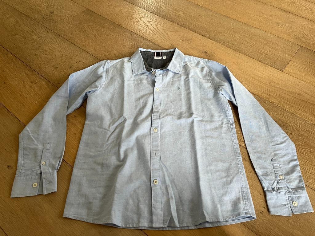 Hemd blauw Name-it - maat 158 / 164, Kinderen en Baby's, Kinderkleding | Maat 158, Ophalen of Verzenden, Zo goed als nieuw, Jongen