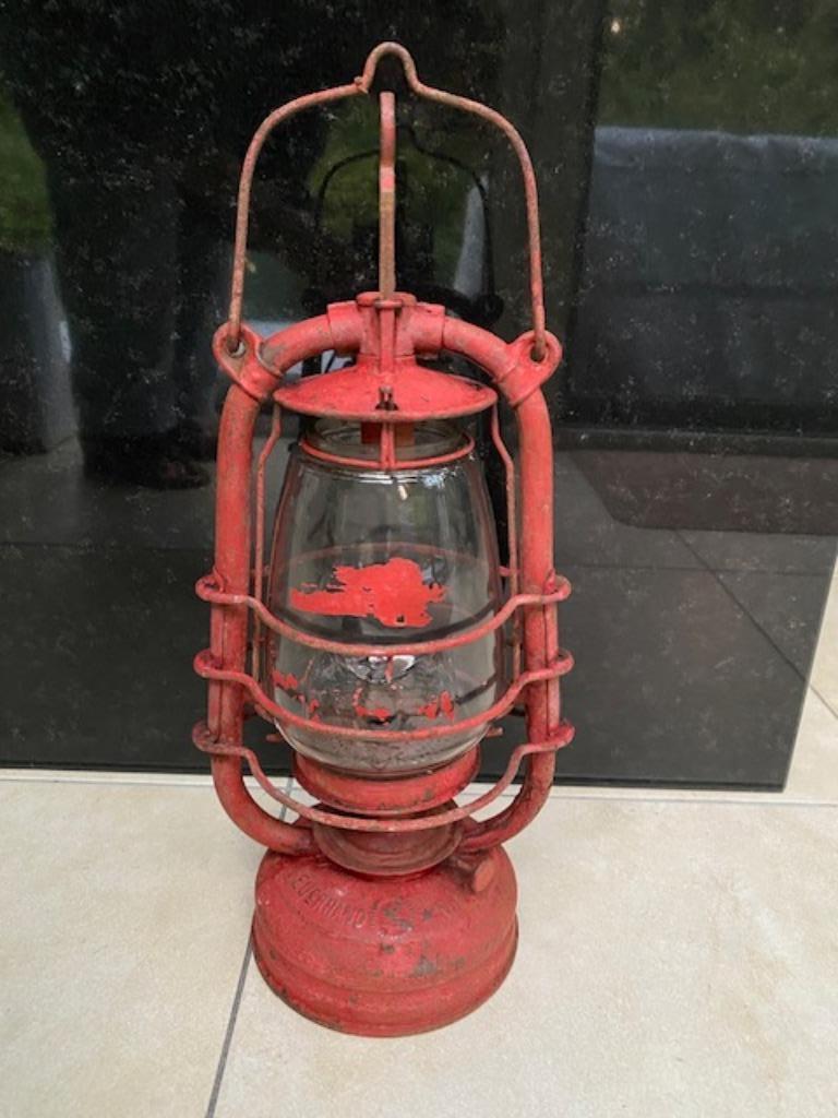 Antieke stormlantaarn Feuerhand nr 201, Antiek en Kunst, Ophalen of Verzenden