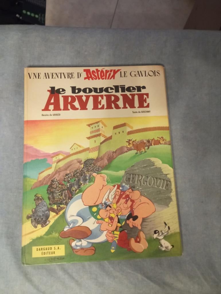 Astérix. Le bouclier Arverne. 1968, Enlèvement ou Envoi, Utilisé