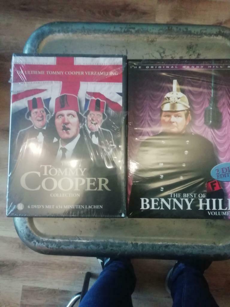 Benny Hill en Tommy Cooper, Cd's en Dvd's, Alle leeftijden, Ophalen of Verzenden, Overige genres