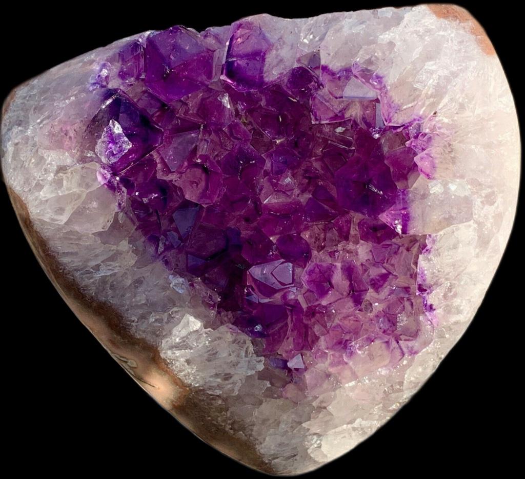 Amethyst Edelsteen Geode Mineraal, Verzenden, Mineraal