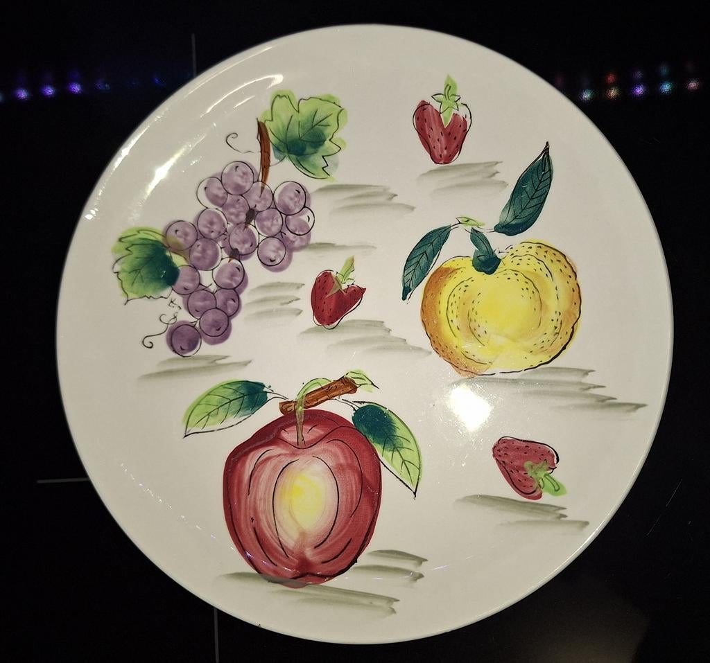 Plat ironstone ware pour égoutter les fruits vintage, Enlèvement ou Envoi, Utilisé