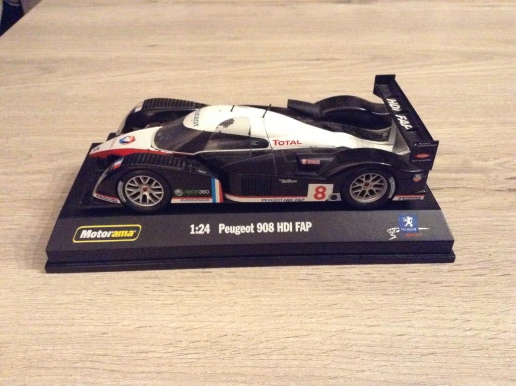 Miniatuur auto Peugeot 908 HDI FAP (Schaal 1/24), Ophalen of Verzenden, Gebruikt, Auto, Overige merken