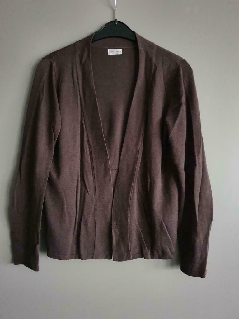 Cardigan van Minuet Petite maat M, Kleding | Dames, Maat 38/40 (M), Minuet Petite, Bruin, Ophalen of Verzenden