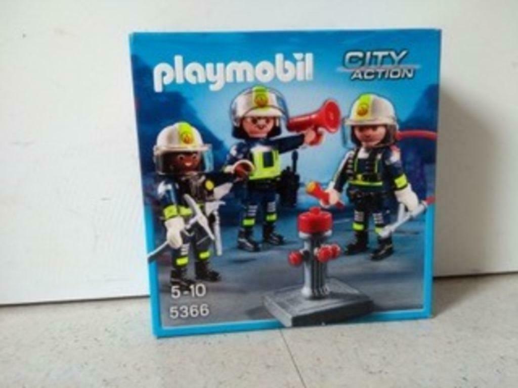 playmobil City Action Brandweer 5366 met doos, Ophalen of Verzenden, Zo goed als nieuw, Complete set