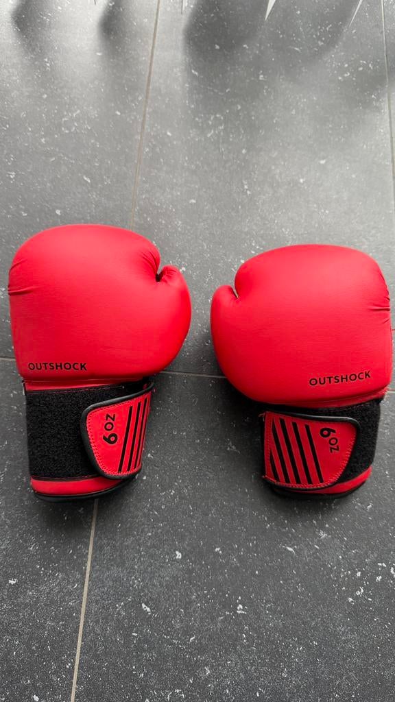 kinder bokshandschoenen 6-OZ - als nieuw!, Ophalen of Verzenden, Zo goed als nieuw, Bokshandschoenen