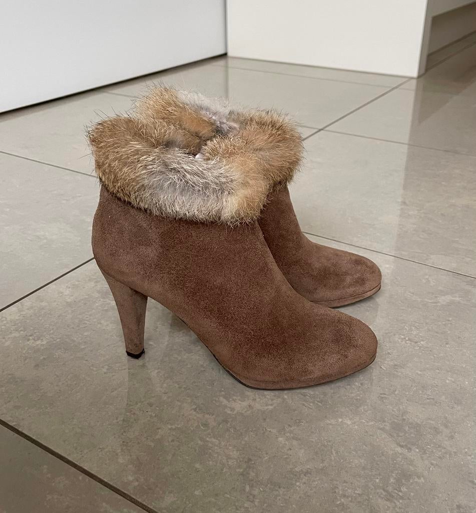 Bottines Lavorazione, Enlèvement ou Envoi, Beige, Comme neuf, Boots et Botinnes