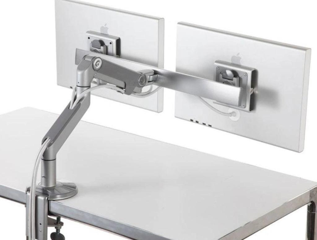 NIEUWE Humanscale M8 design arm voor 2 schermen max 27" (2x)