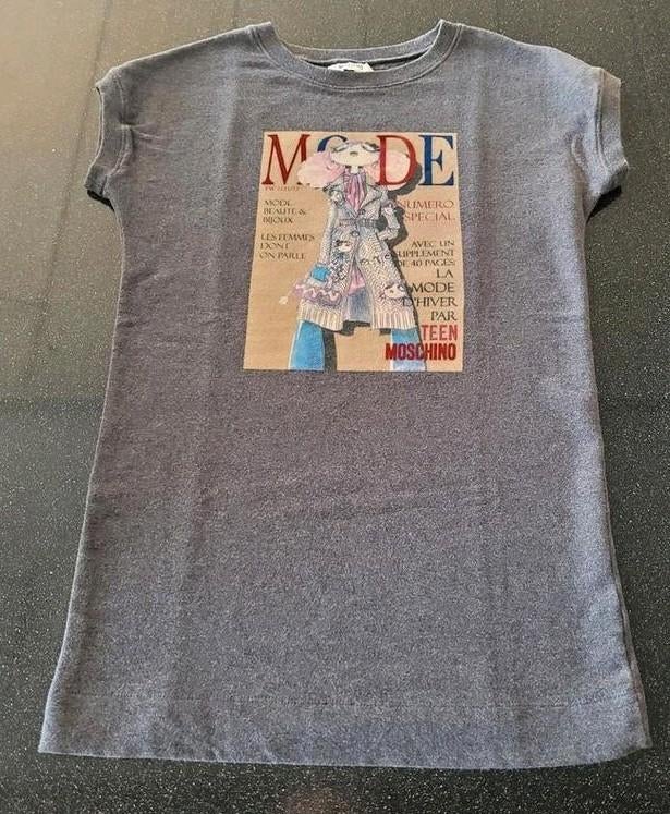 Tshirt / kleed in sweaterstof 12-14j Moshino, Kinderen en Baby's, Ophalen, Meisje, Zo goed als nieuw, Moschino Teen