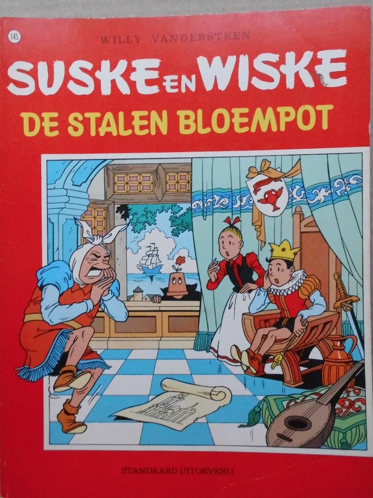 Suske en Wiske - De stalen bloempot, Boeken, Gelezen, Willy Vandersteen, Eén stripboek, Ophalen of Verzenden