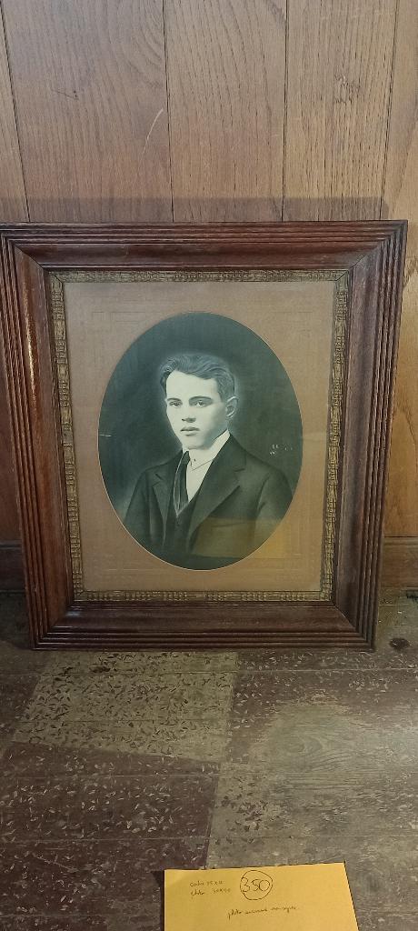 Portrait ancien d'homme - Photo colorisée, 55x65, n350, Enlèvement
