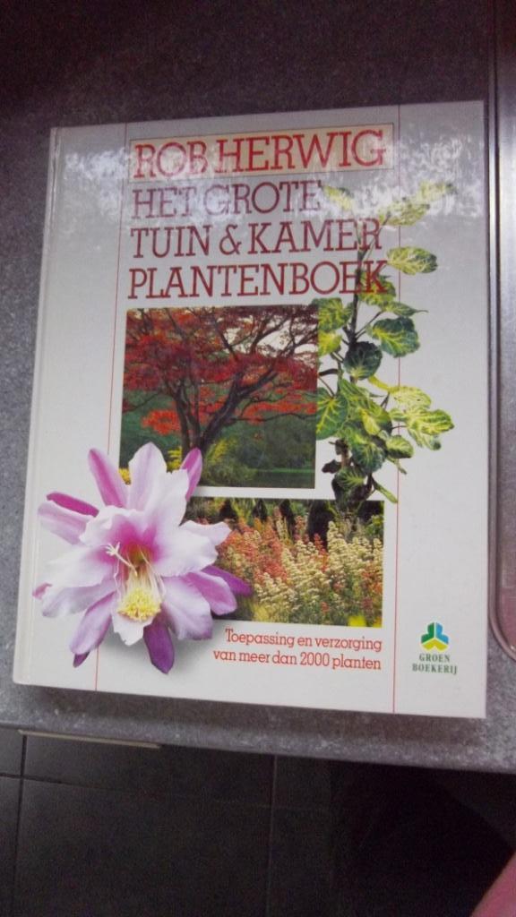 Grote Tuin- en Kamerplantenboek-R. Herwig, Ophalen of Verzenden, Zo goed als nieuw, Rob Herwig, Tuinieren en Tuinplanten