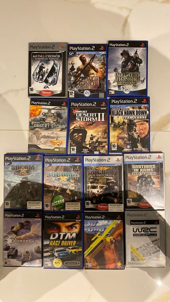 PlayStation 2 Games (€4/spel), Consoles de jeu & Jeux vidéo, Jeux | Sony PlayStation 2, Comme neuf, Enlèvement ou Envoi