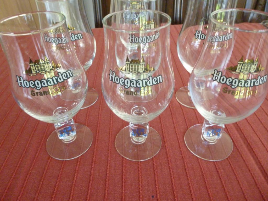 hoegaarde grand cru glazen, Verzamelen, Ophalen, Nieuw, Bierglas