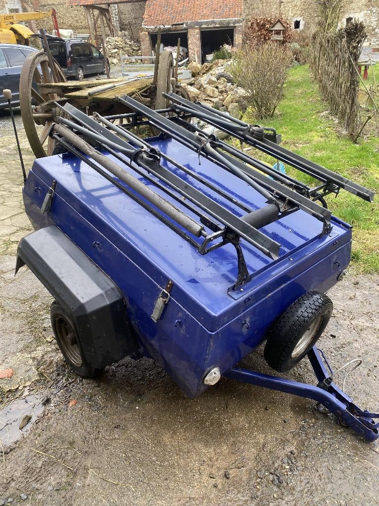 Remorque bagages et 3 vélos, Autos : Divers, Remorques, Enlèvement, Utilisé