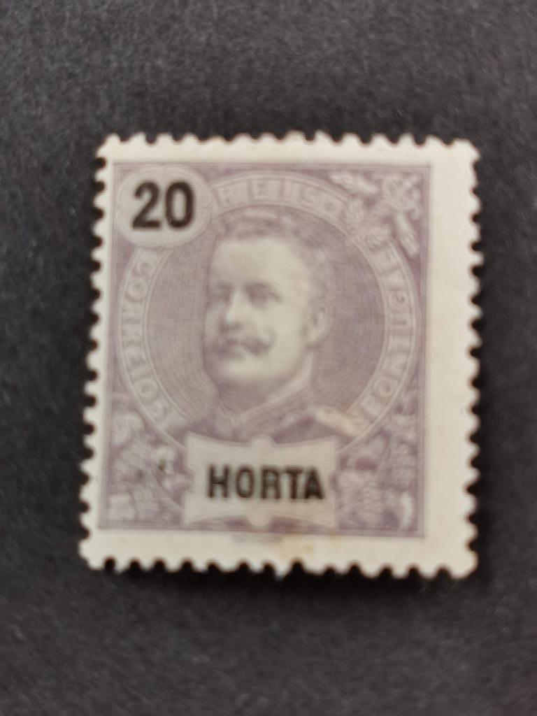 Horta (colonie portugaise) 1897 - Roi Carlos I *, Enlèvement ou Envoi, Portugal, Non oblitéré
