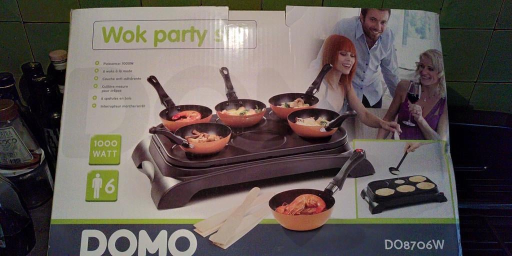 Domo Wok Party Set, Ophalen of Verzenden