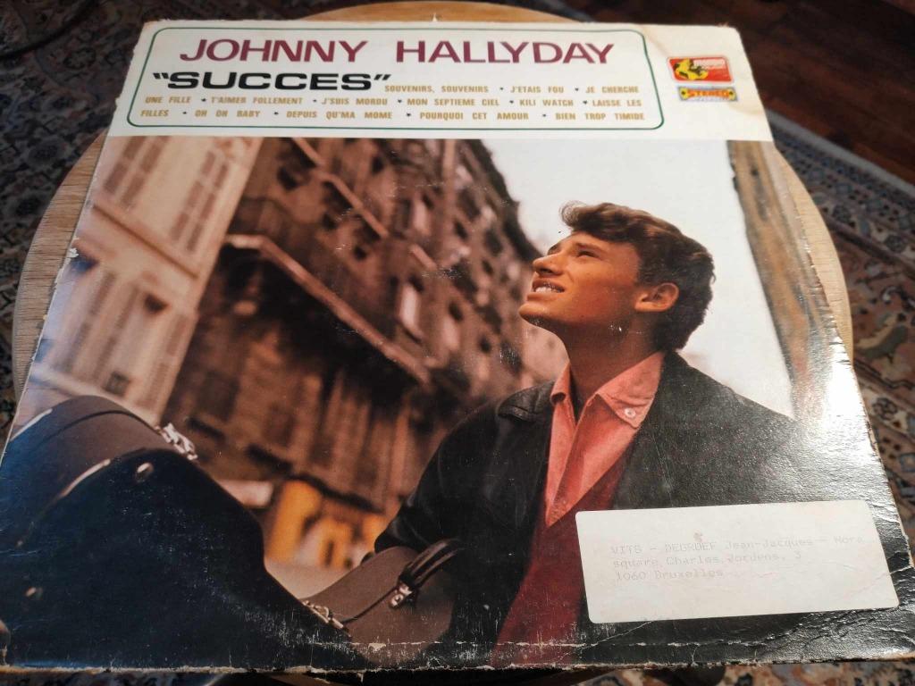 Johnny Hallyday - „Succes”, Ophalen of Verzenden, Gebruikt, 12 inch, Rock-'n-Roll