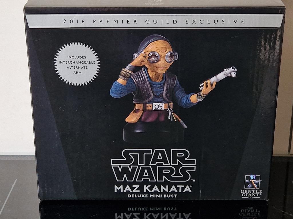 Star Wars Gentle Maz Kanata Deluxe 2016 Premier Guild Bust, Collections, Star Wars, Comme neuf, Statue ou Buste, Enlèvement ou Envoi