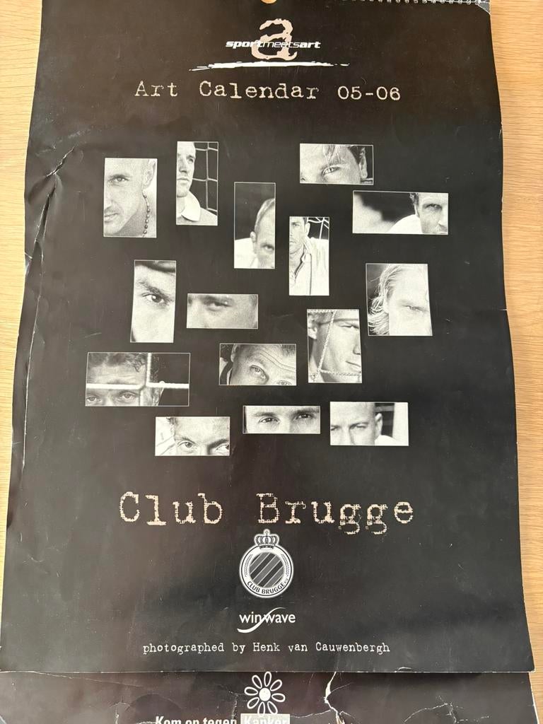 Art Calendar seizoen 05-06 Club Brugge - Henk v Cauwenbergh, Ophalen, Gebruikt, Overige typen