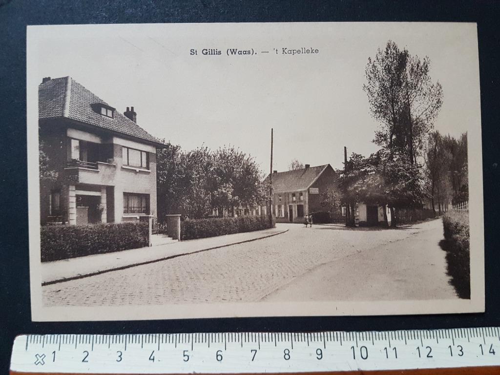 Postkaart St Sint-Gillis-Waas 't Kapelleke Gilles Waes, Ophalen of Verzenden, 1920 tot 1940, Ongelopen, Oost-Vlaanderen