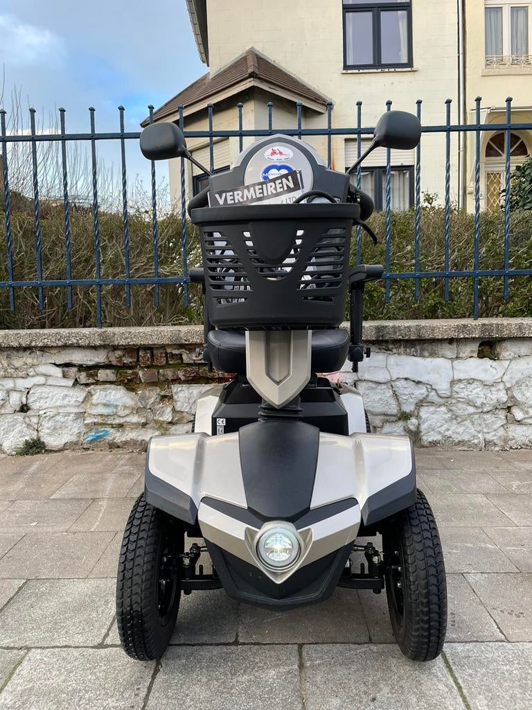 Scootmobiel Vermeiren Mercurius 4D voiturette électrique PMR, Enlèvement ou Envoi, Pliant, Comme neuf, Fauteuil roulant électrique