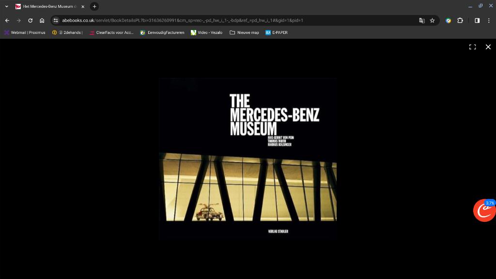 Le musée Mercedes Benz de Stuttgart MAX-GERRIT VON PEIN, Autos, Mercedes-Benz, Particulier, Enlèvement ou Envoi