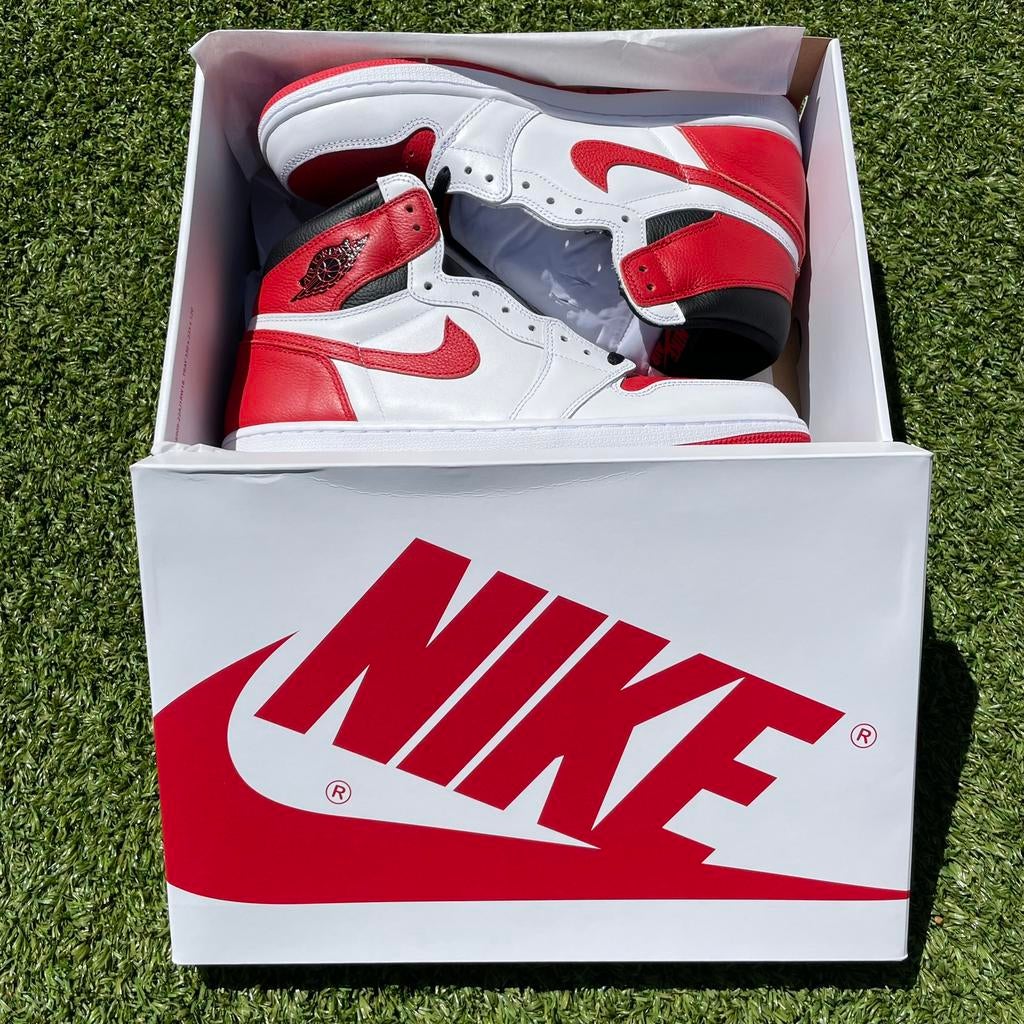 Nike Air Jordan 1 Retro High OG Heritage - EU 46 *NIEUW*, Neuf, Enlèvement ou Envoi, Blanc, Nike Air Jordan