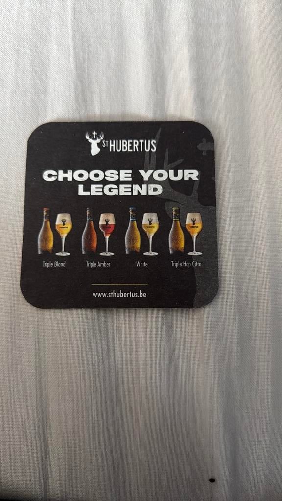 Tapis à bière St Hubertus, Enlèvement ou Envoi, Neuf, Sous-bock, Autres marques