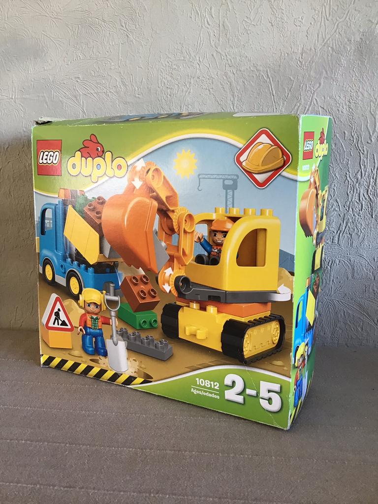 Lego Duplo graafmachines met vrachtwagen, Ophalen of Verzenden, Zo goed als nieuw