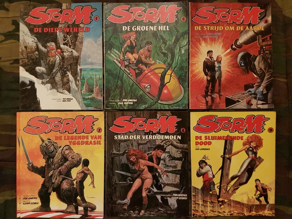 Storm en Trigië strips, Enlèvement ou Envoi, Utilisé