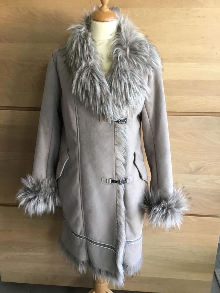 Prachtige winterjas faux fur MARC AUREL, Kleding | Dames, Marc Aurel, Ophalen of Verzenden, Zo goed als nieuw, Maat 36 (S)