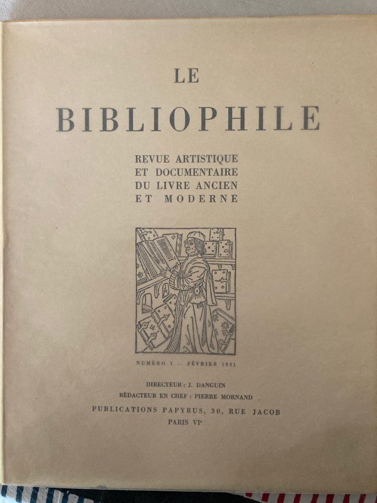Le bibliophile revue artistique et documentaire, Antiquités & Art, Antiquités | Livres & Manuscrits, Envoi