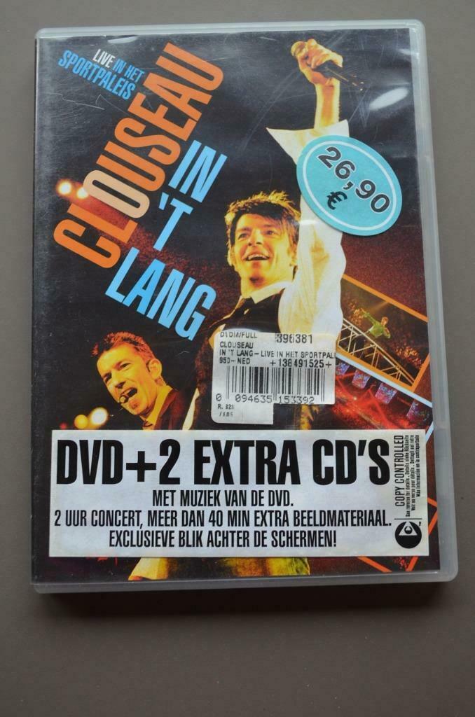 Clouseau in 't lang (live in het sportpaleis)(muziek), Alle leeftijden, Ophalen of Verzenden, Muziek en Concerten