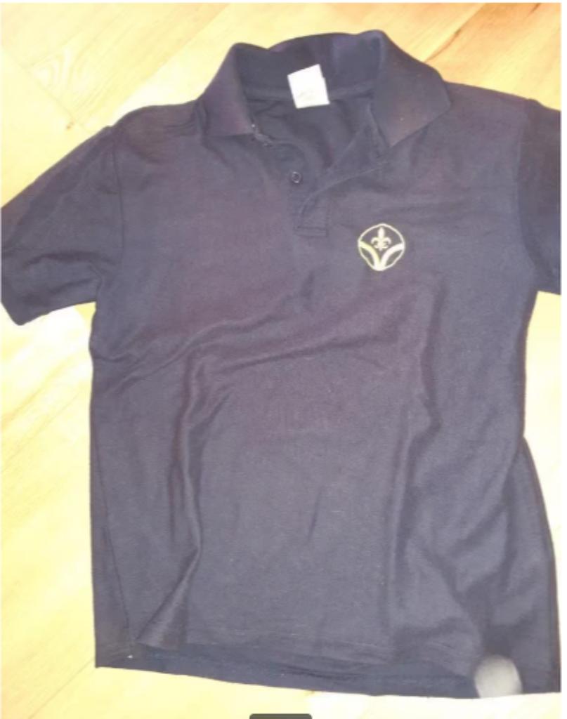 scoutspolo maat 140/ 9-11 jaar, Collections, Scoutisme, Utilisé, Vêtements, Enlèvement ou Envoi