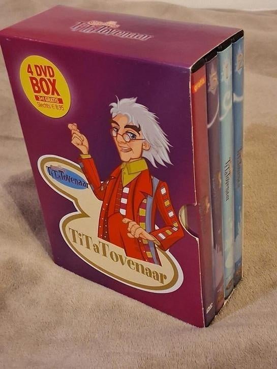 4 dvd-box Tita Tovenaar,  de efteling, Verzamelen, Ophalen of Verzenden, Zo goed als nieuw, Gebruiksvoorwerp