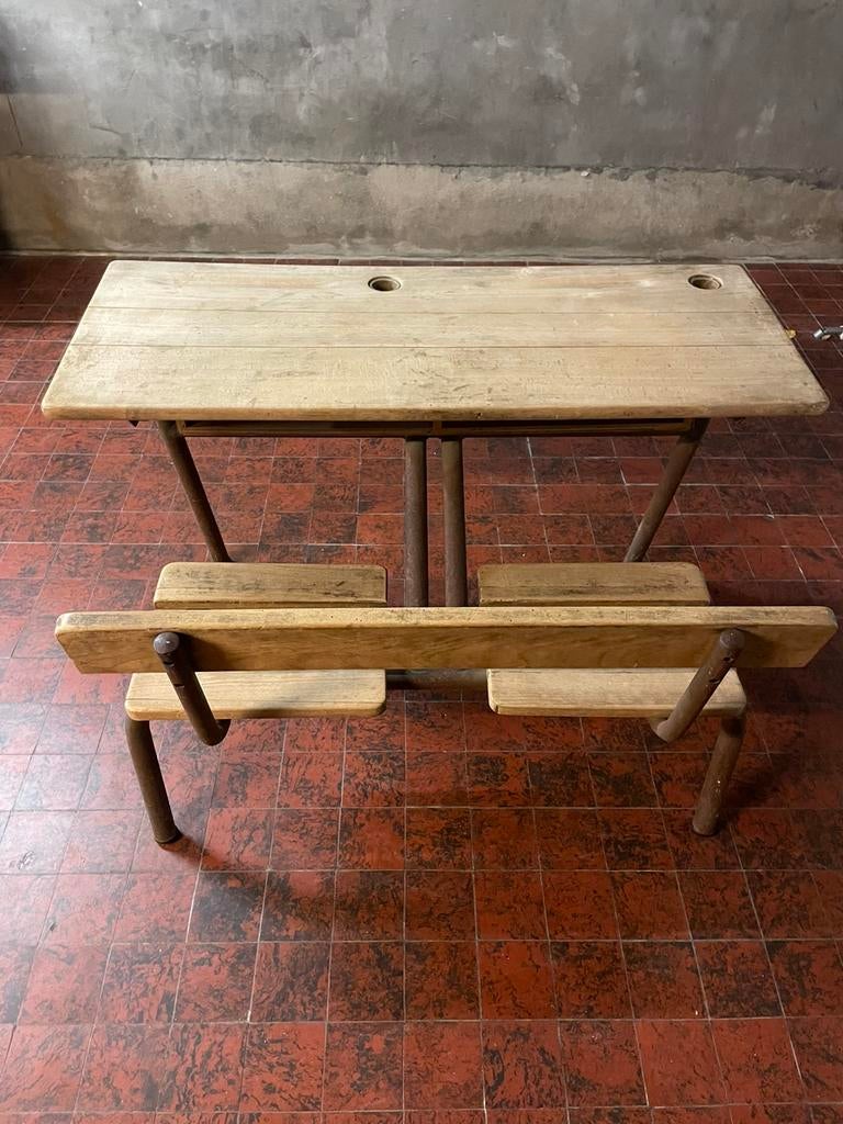 Vintage lessenaar met opbergvak, Ophalen