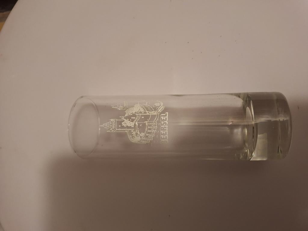 Glazen  kasteel van Beersel / 24 stuks, Verzamelen, Ophalen, Gebruikt