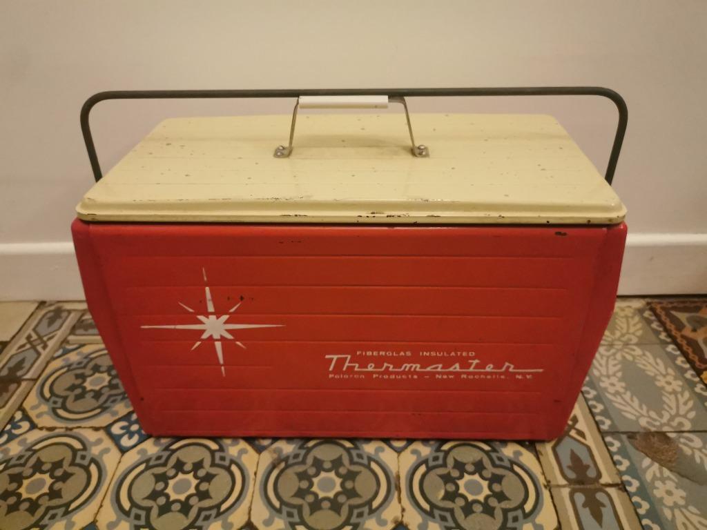 Glacière Thermaster vintage, Caravanes & Camping, Enlèvement ou Envoi, Utilisé, Glacières, Élément de refroidissement