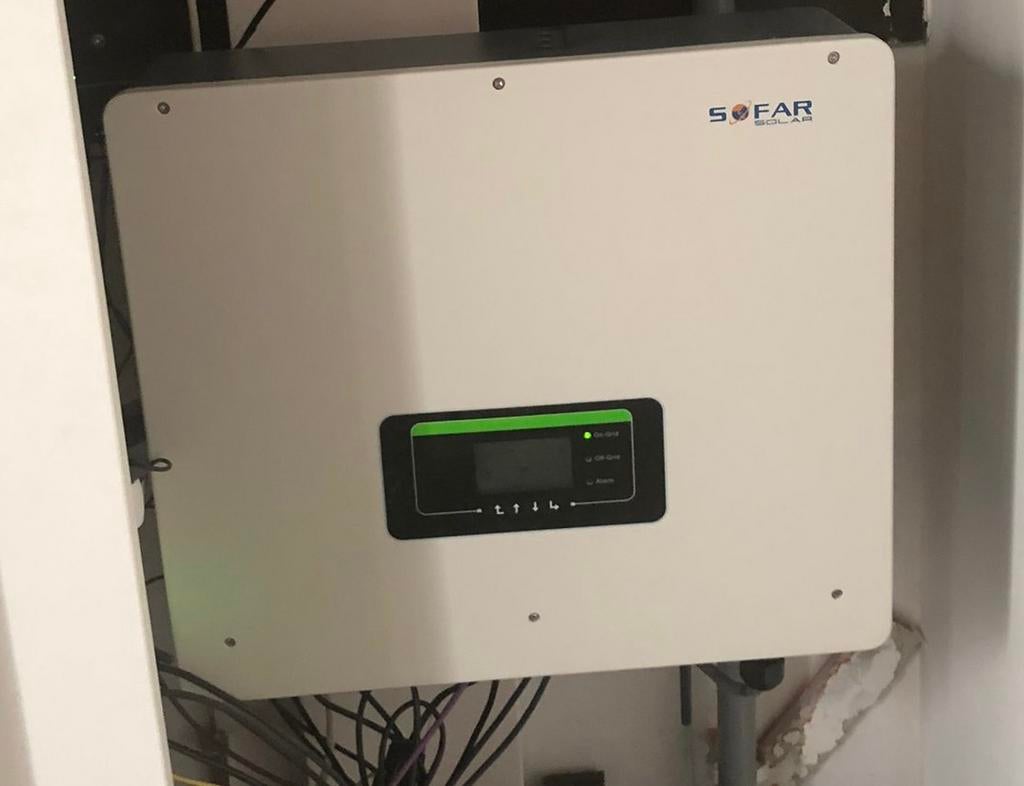 SOFAR HYD 6KTL-3PH 6 kW 2 MPPT, Doe-het-zelf en Bouw, Ophalen of Verzenden, Zo goed als nieuw
