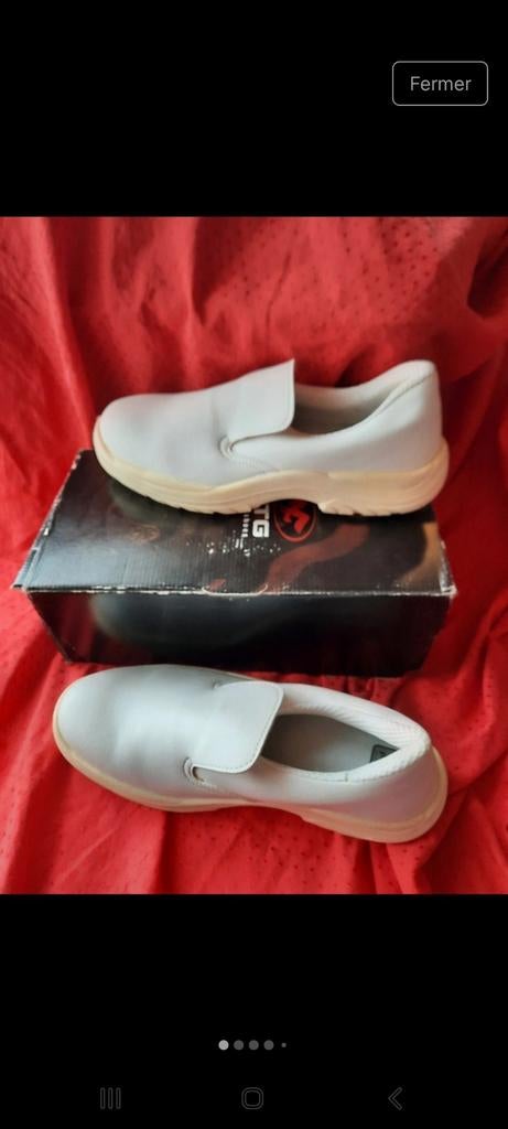 Chaussures Horeca P.45 blanc neuf, Enlèvement ou Envoi