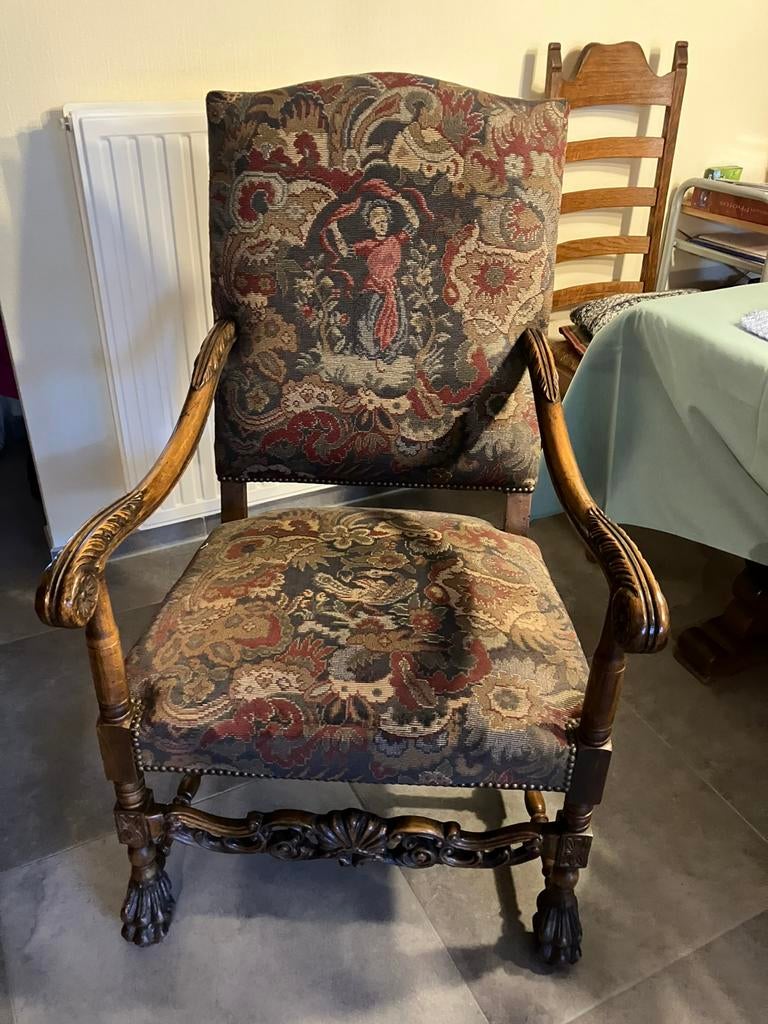 Ancien siège, Maison & Meubles, Canapés | Salons, Enlèvement, Utilisé
