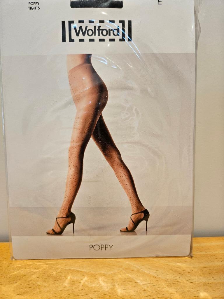 Collants Wolford Poppy - Noir - L, Neuf, Enlèvement ou Envoi, Taille 44/46 (L), Wolford