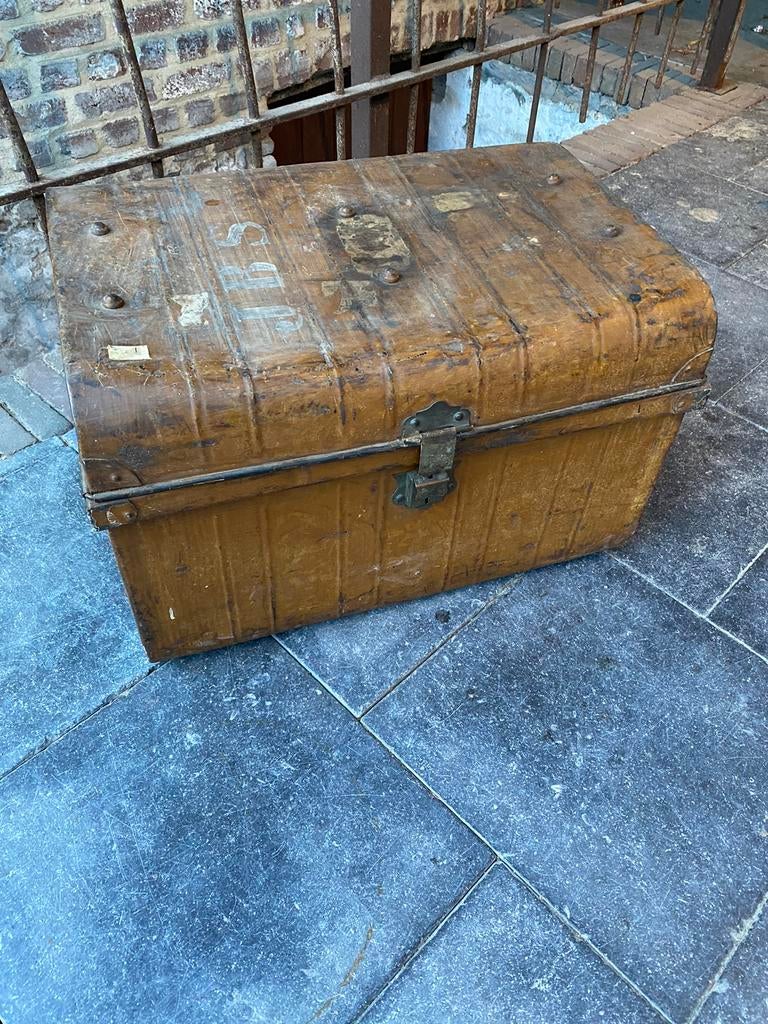 Boîte en métal robuste d'Angleterre, Moins de 50 cm, 50 à 100 cm, Enlèvement, Utilisé