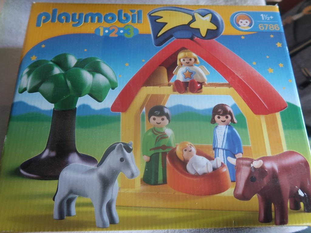 Playmobil kerststal playmobil 123, Kinderen en Baby's, Speelgoed | Playmobil, Ophalen of Verzenden, Zo goed als nieuw, Complete set