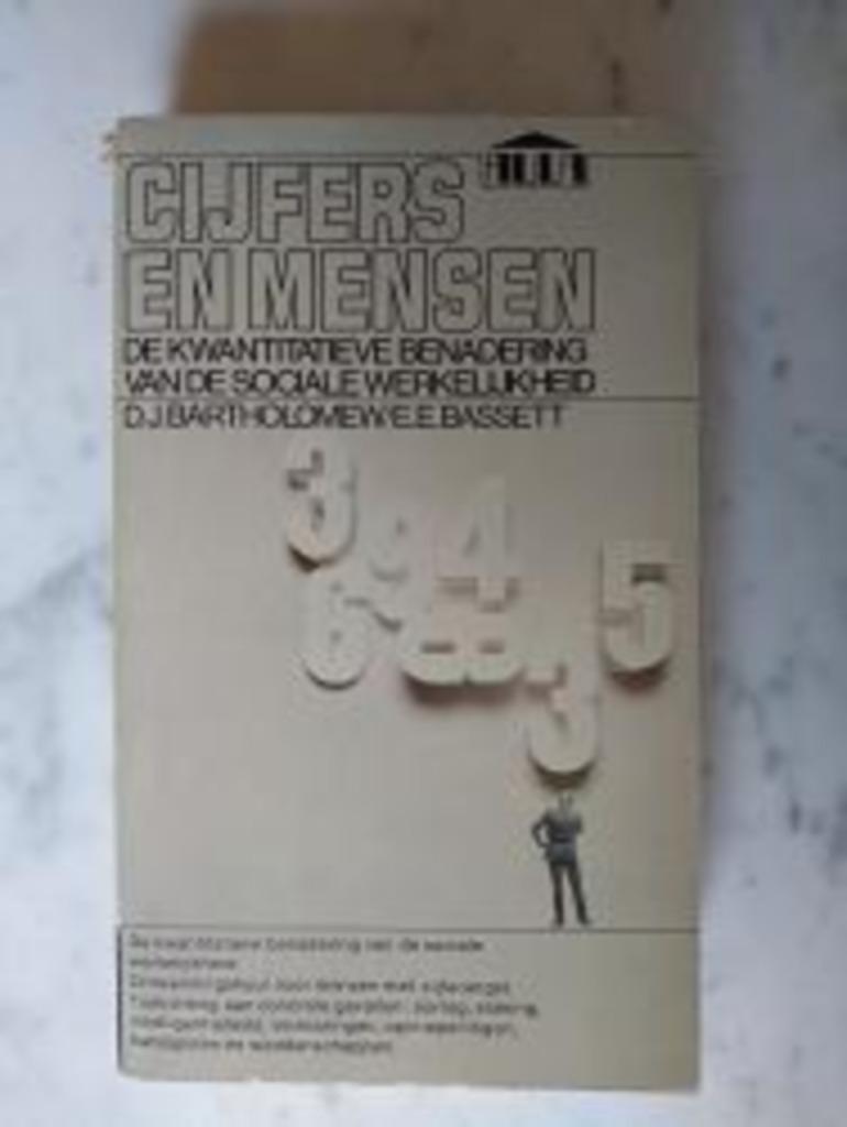 Cijfers en mensen|Aula,D.J. Bartholomew,E.E. Bassett, Sociale wetenschap, Ophalen of Verzenden, Zo goed als nieuw, Zie beschrijving