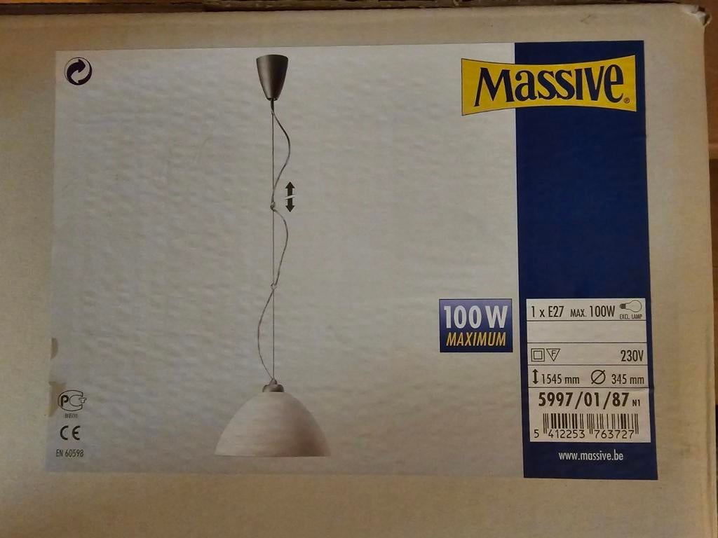 Suspension Massive neuve, Neuf, 75 cm ou plus, Verre, Enlèvement