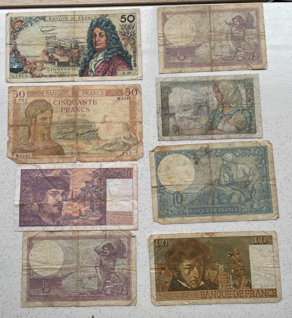Billets de banque français en lot, Timbres & Monnaies, Monnaies & Billets de banque | Collections, Enlèvement ou Envoi, Billets de banque