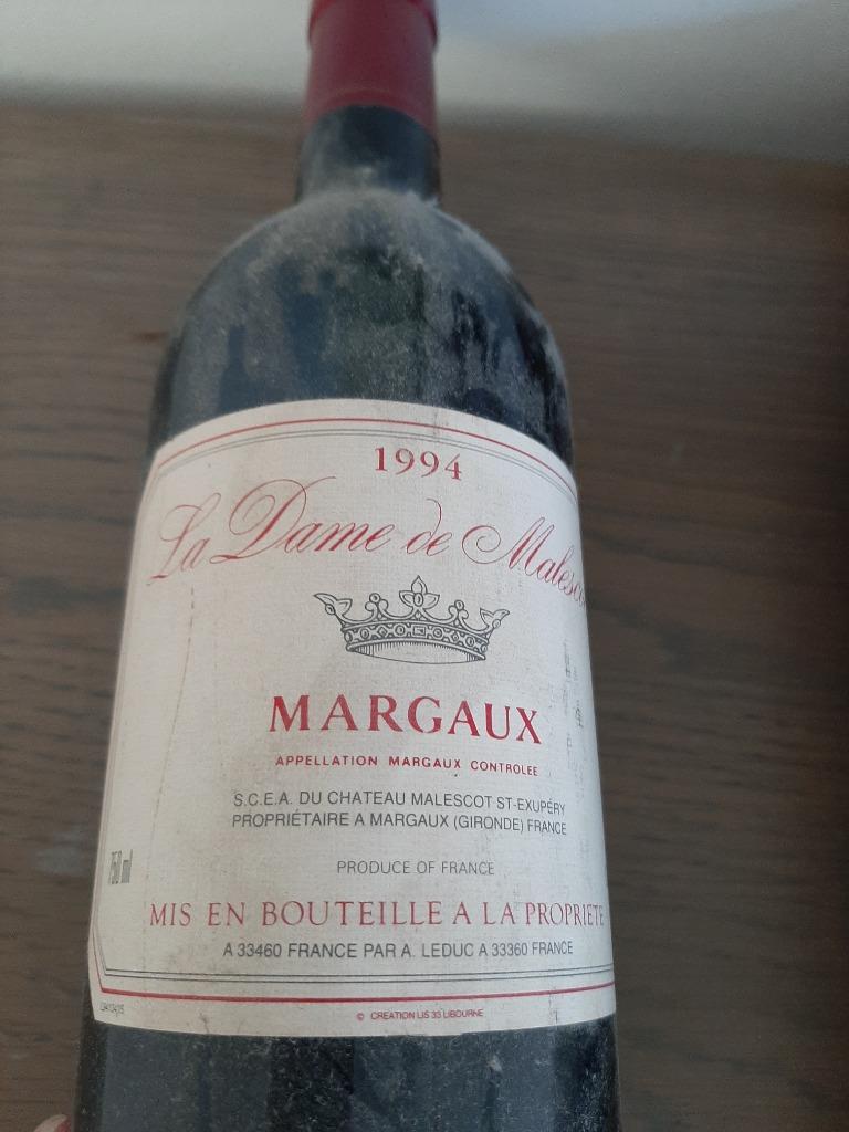 WIJN MARGAUX 1994, Ophalen of Verzenden, Frankrijk, Rode wijn